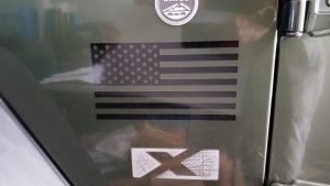 US Flag Decal