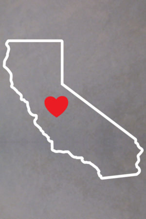 California Outline Decal