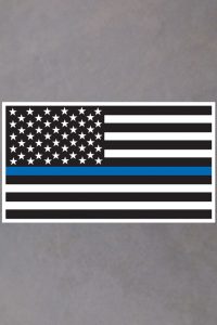 thumbnail image 2 of Rayd Workshop American Flag Sticker – White Border, Die Cut, 4.25x2.25, Made In USA 2 of 3